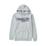 2024 Campaign Grey Hoodie - comfortable grey hoodie, ideal for casual and streetwear looks