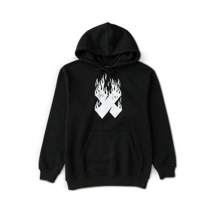 Autographed X Flames Hoodie - exclusive hoodie with autograph print, stylish and trendy