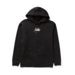 CFD Black Hoodie - minimal black hoodie by XPLR Merch