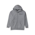 Floral Note Zip Up Grey Heather Hoodie - heather grey floral hoodie by XPLR Merch