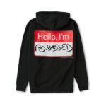 Hello I’m Possessed Zip Up Hoodie - Image 2
