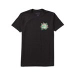 Skull Wreath Black T Shirt - Image 2